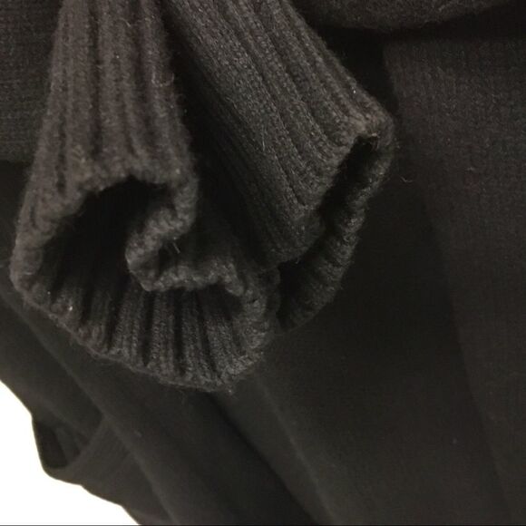 RALPH LAUREN Black LabelWool Cashmere Silk Open Cardigan Black M - Picture 5 of 7
